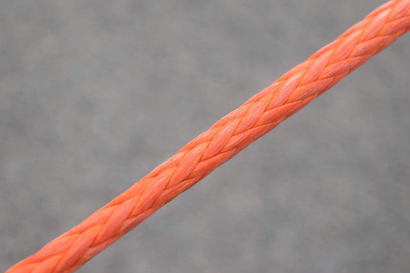 QIQU Winch Rope Extention,Synthetic Rope,Rope Extention for Off-road ATV UTV,Winch Cable (3/8"Ã—84ft, Orange) - Image 2